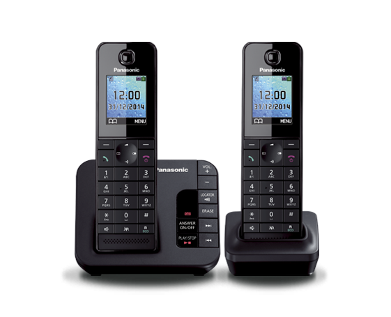 Cordless Phones - Everyday Living: KX-TGH222AZB