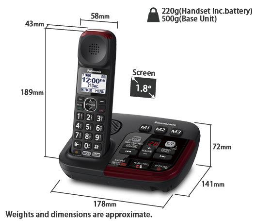 Telephone KX-TGM420AZB