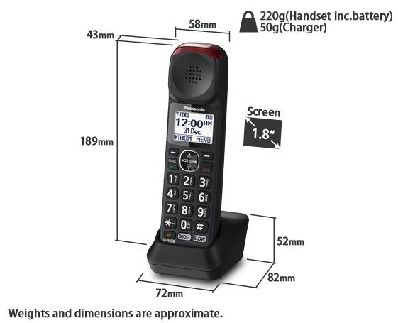 Optional Handset KX-TGMA44AZB