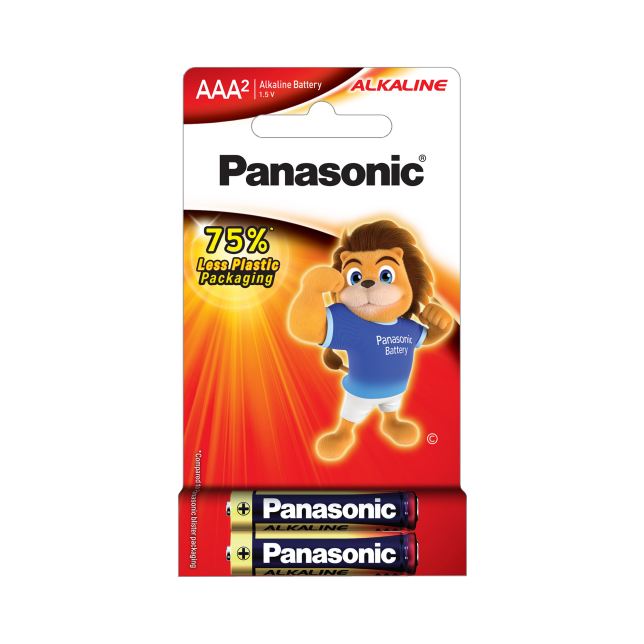 Photo of ALKALINE Batteries LR03T 2pcs (AAA size)