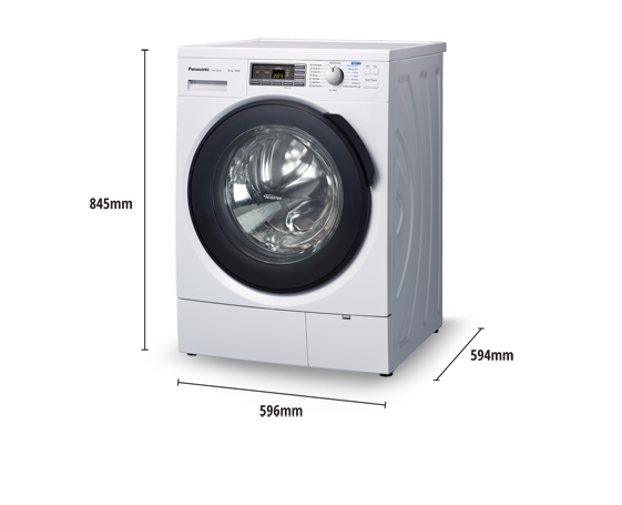 Steam-equipped ECONAVI 10kg Front Loader Washing Machine