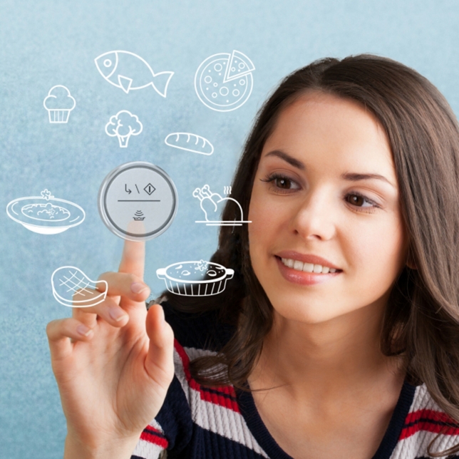 Easy One Push Reheating with the Genius Sensor