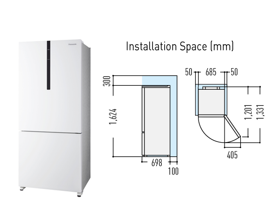 Refrigerator NR-BX41BVWAU