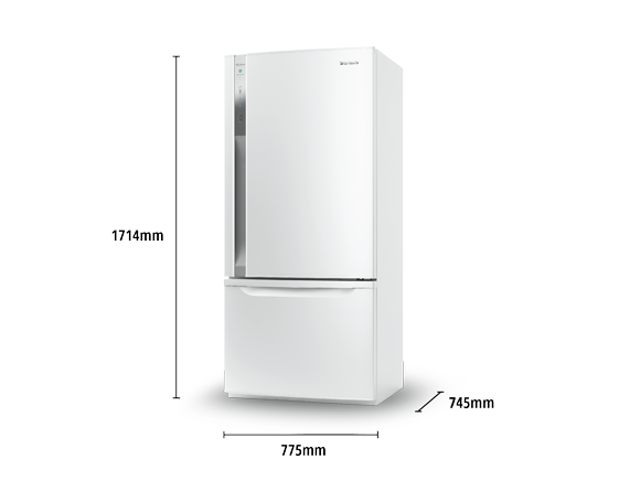 Bottom Mount Refrigerator: NR-BY552XWAU