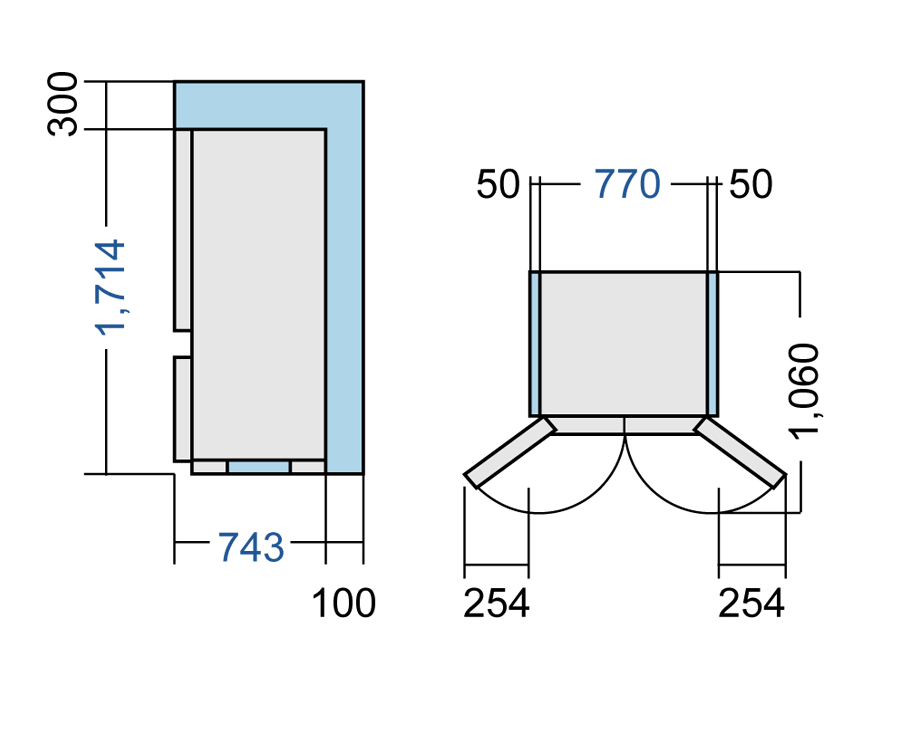 INSTALLATION SPACING