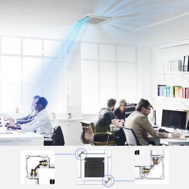 Individual Flap Control Allows You to Cool the Environment as You Like