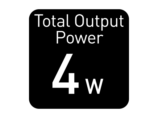 Total Output Power 4W