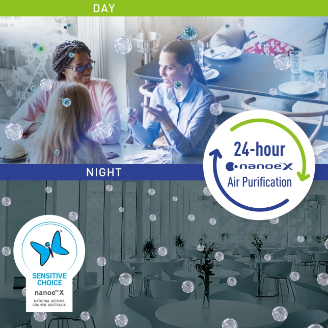 24-hour nanoe™ X Air Purification