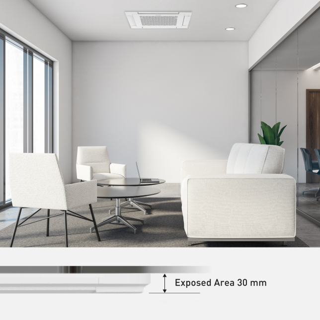 Flat Horizontal Design That Conditions the Interior