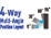 4-Way Multi-Angle Position Layout