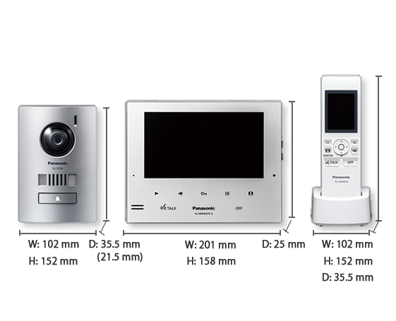 Home Video Intercom Kit with Wireless Monitor VL-SWD275AZ