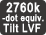 LVF équivalent 2.760.000 pixels inclinable