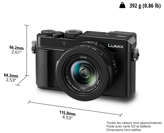Appareil photo numérique DC-LX100 II de LUMIX