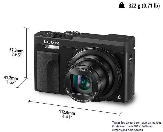 Appareil photo numérique LUMIX DC-TZ90