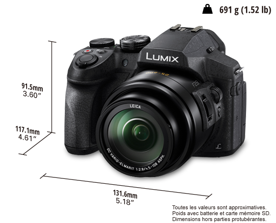 Appareil photo numérique LUMIX DMC-FZ300