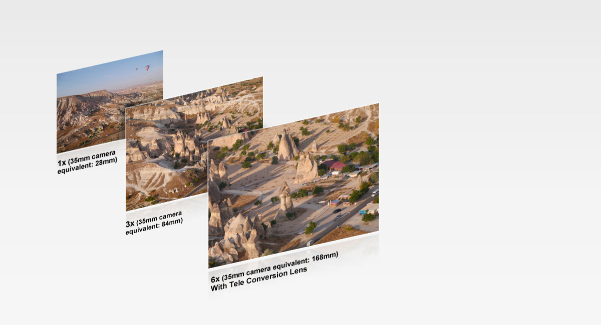 Réalisez des gros plans de sujets distants.