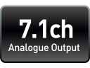 Sortie analogue 7,1 canaux