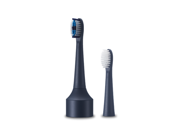 Photo de ER-CTB1 : ensemble de têtes dentaire avec technologie de vibrations soniques et 2 types de brossettes, compatible avec le système MULTISHAPE
