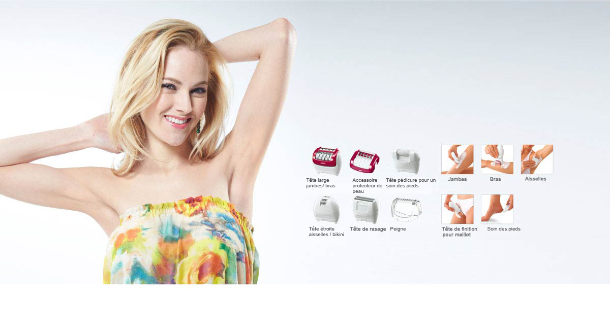 Épilateur 6 en 1 pour un soin complet du corps