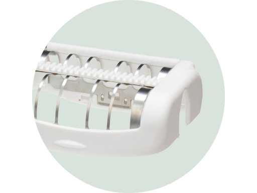 Accessoire doux pour la peau