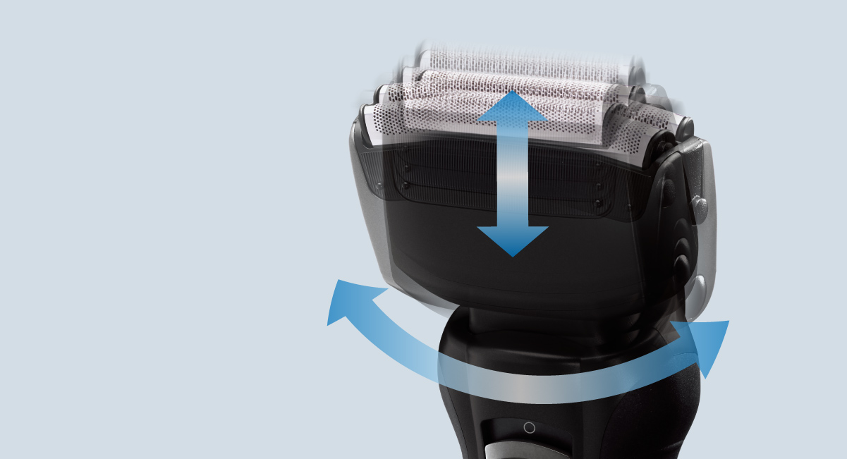 Un rasage de près et en douceur grâce à la tête pivotante