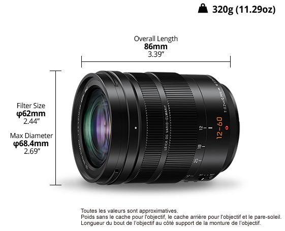 Objectif LEICA 12-60mm - H-ES12060