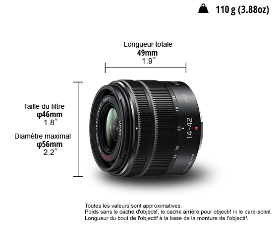 LUMIX G Lens H-FS1442A
