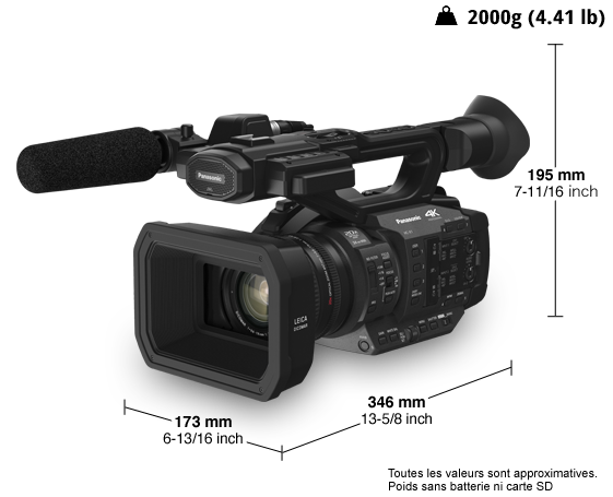 Caméscope professionnel 4K HC-X1