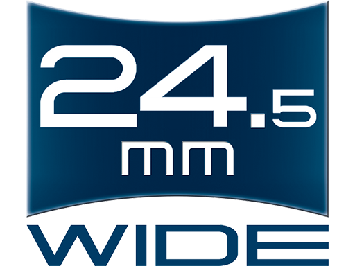 Grand angle 24,5mm