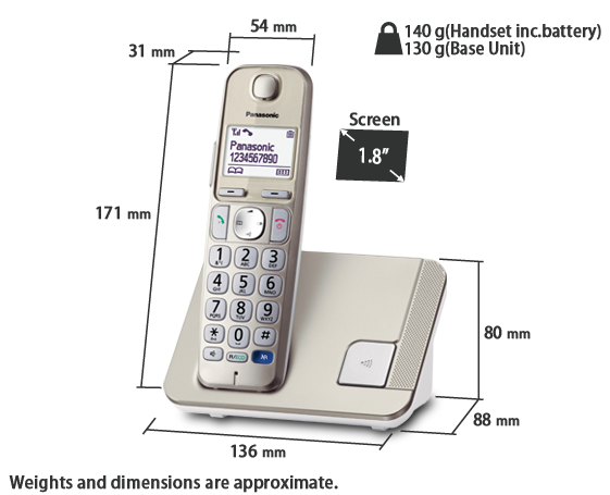 Téléphone KX-TGE210