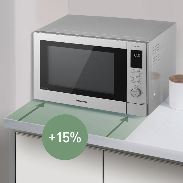 Profitez de 15 % d'espace supplémentaire sur votre plan de travail