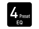 Égaliseur 4 préréglages