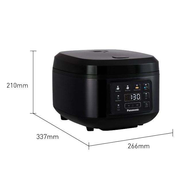 Photo de Cuiseur à riz et cuiseur vapeur de 1,5 litre (8 tasses) avec 4 programmes automatiques