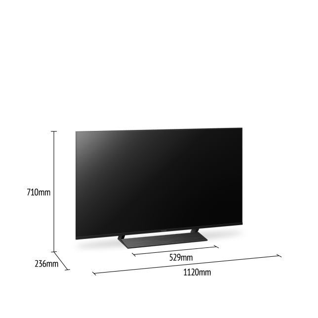 Photo de Téléviseur TX-50JX850E intelligent avec HDR et 4K LED de 50 pouces.