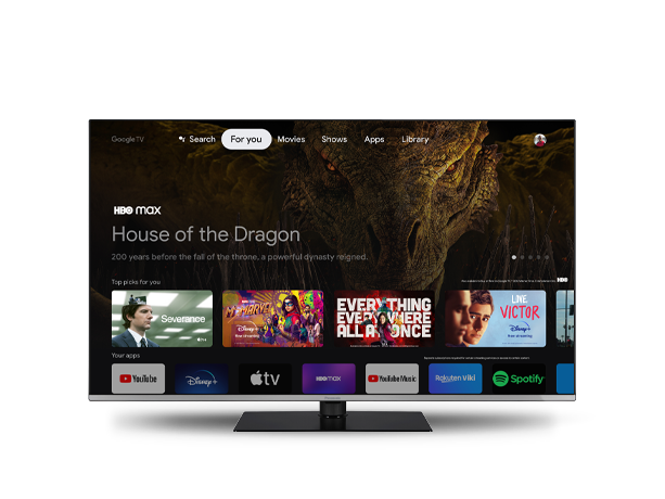 Photo de Téléviseur Google TV Ultra HD 4K LED TX-50MX710E de Panasonic