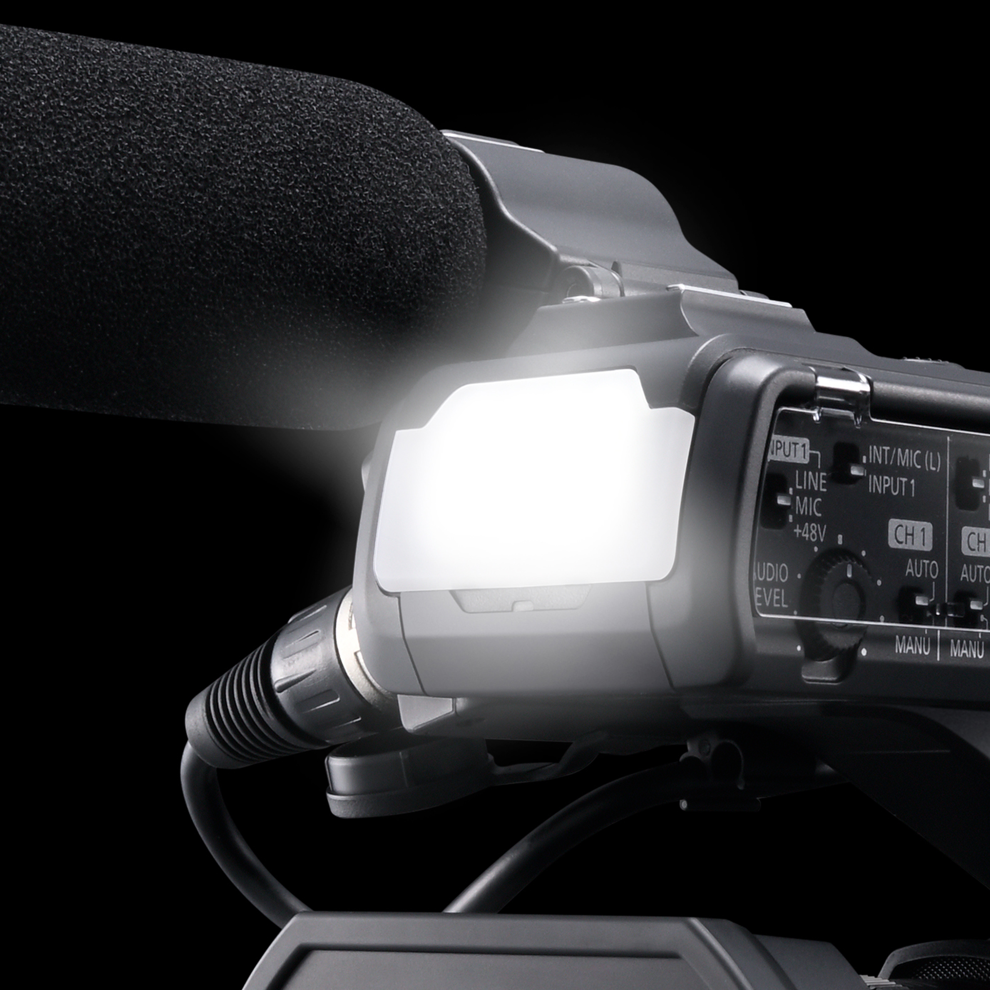 Ingebouwd LED videolicht