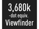 3680k beeldpunten equivalent Live View Finder
