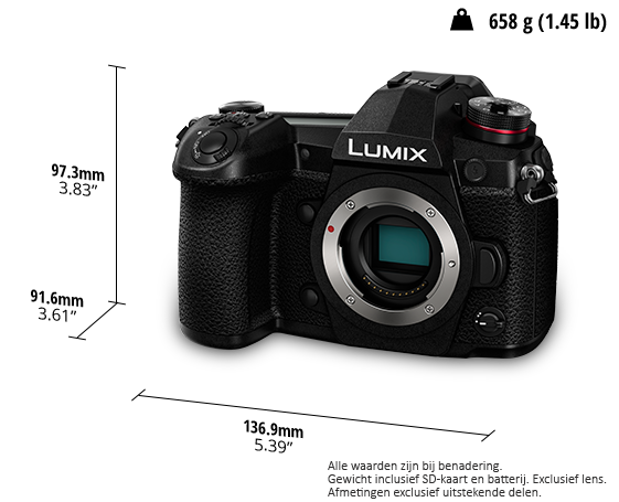 LUMIX DC-G9 Systeemcamera – body only