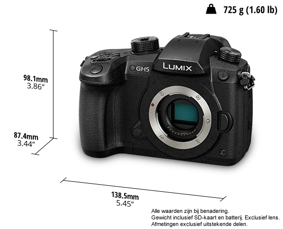 LUMIX DC-GH5 - Body only