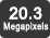 20,3 megapixel