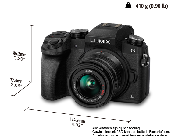 LUMIX systeemcamera DMC-G7W