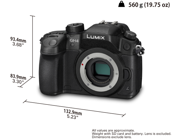 LUMIX Digital Single Lens Mirrorless Camera DMC-GH4