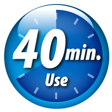 40min. Use