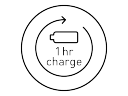 Batterij volledig opgeladen in 1 uur
