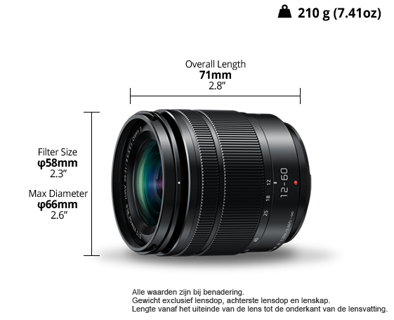 LUMIX G Lens H-FS12060