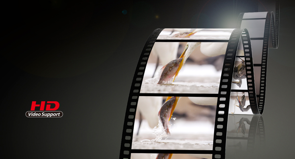 HD video-ondersteuning - perfecte video-opname