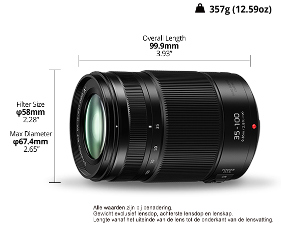 LUMIX G Lens H-HSA35100