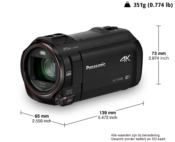 4K Ultra HD Camcorder HC-VX980