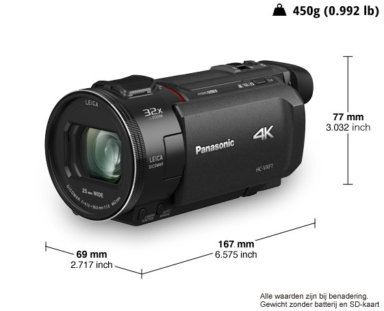 HC-VXF1 4K Camcorder