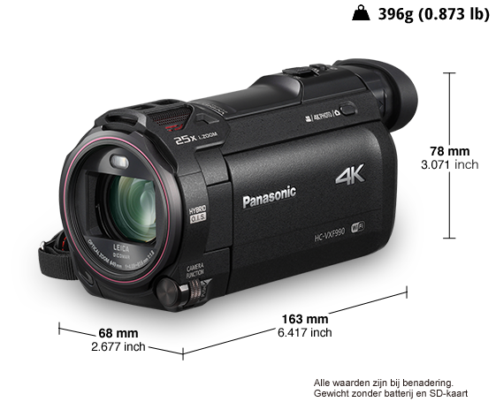 4K Ultra HD Camcorder HC-VXF990
